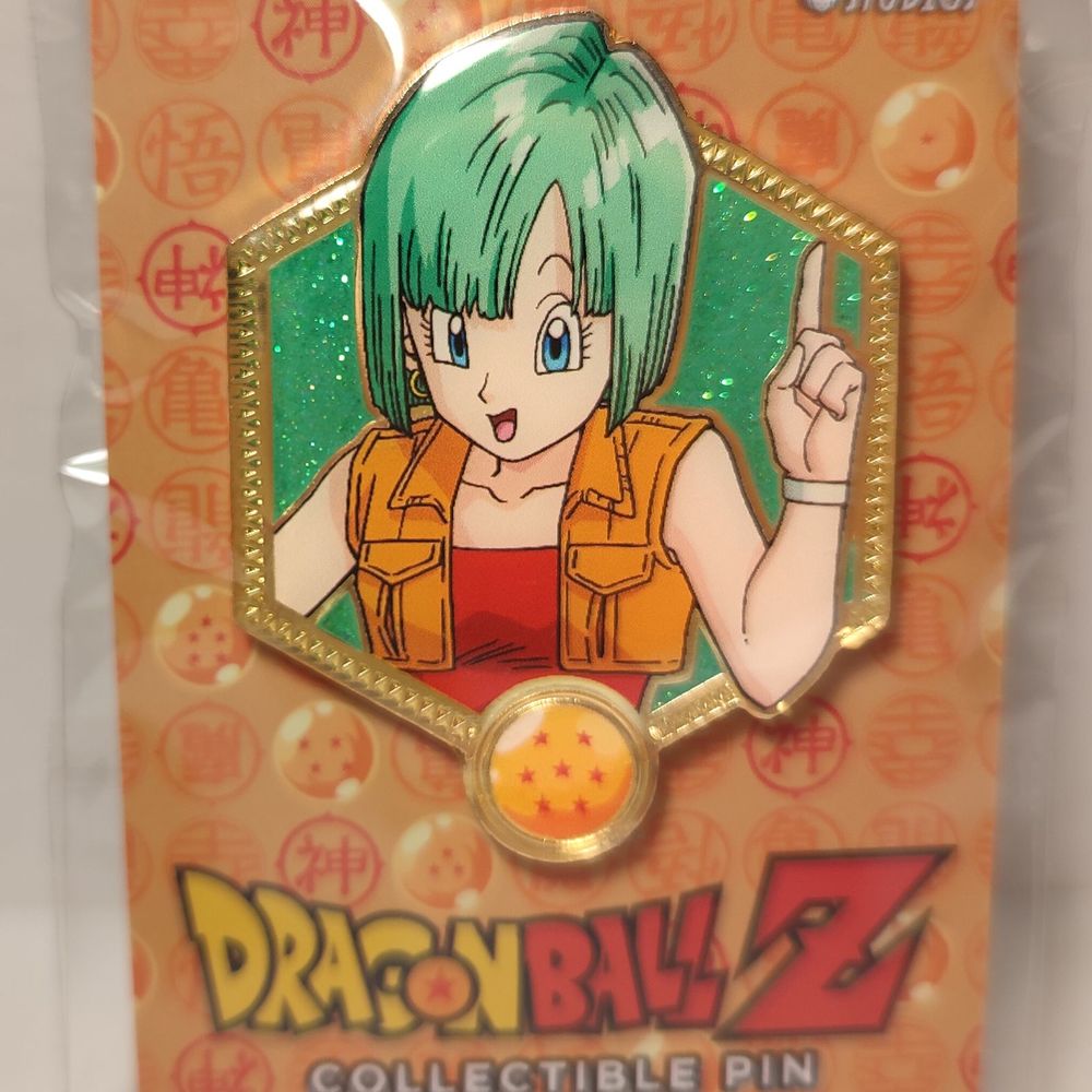 Dragon Ball Z Bulma Golden Series Enamel Pin Official DBZ Anime Collectible